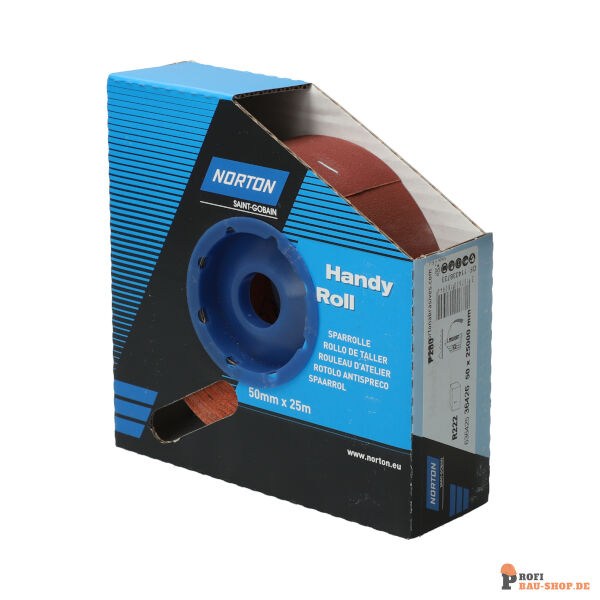 nortonschleifmittel/NORTON_schleifmittel_63642536426 Handy Rolls Norton R222 50.00x25m Grit 280_140760